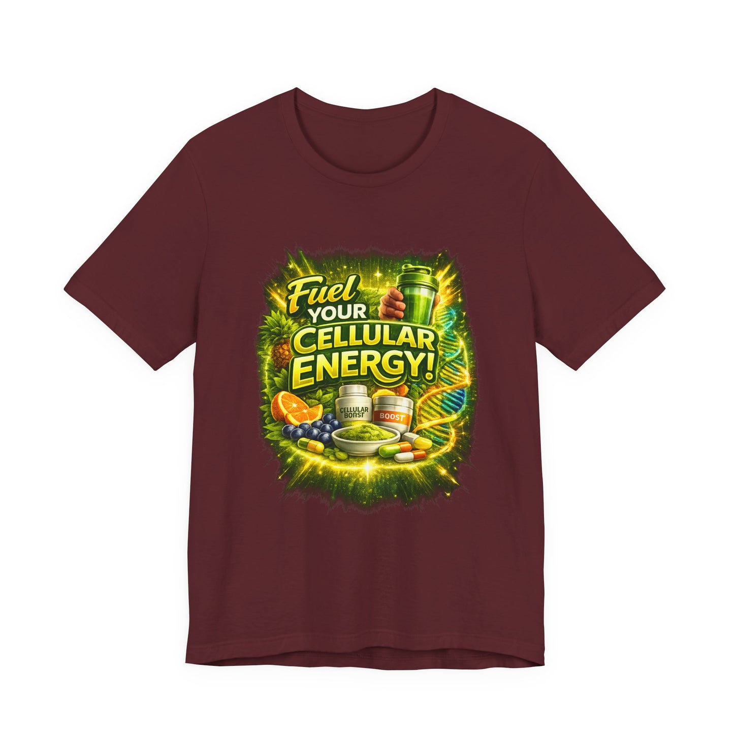 Fuel Your Cellular Energy Graphic T-Shirt