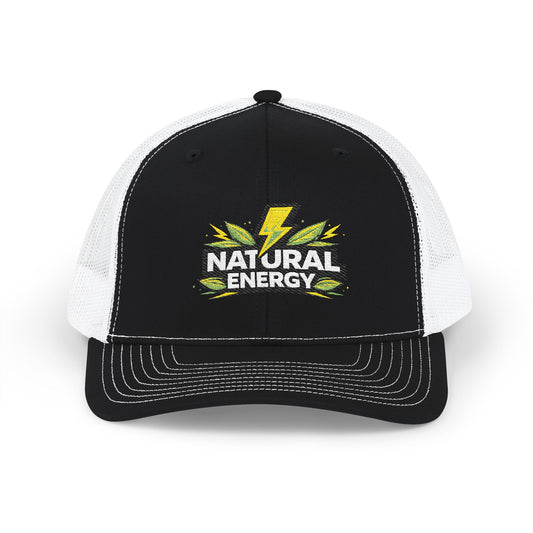 Natural Energy Embroidered Trucker Cap