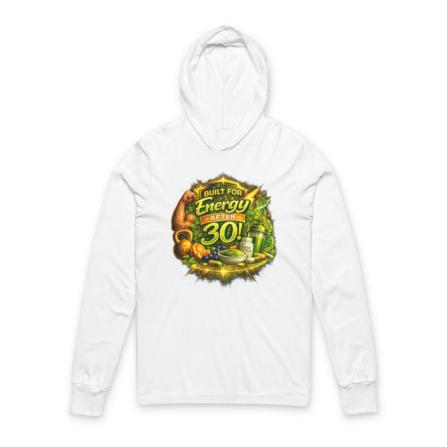 Cellular Energy Retro Graphic Hooded Tee