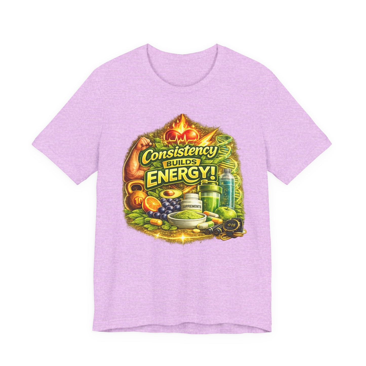 Consistency Builds Energy Graphic T‑Shirt