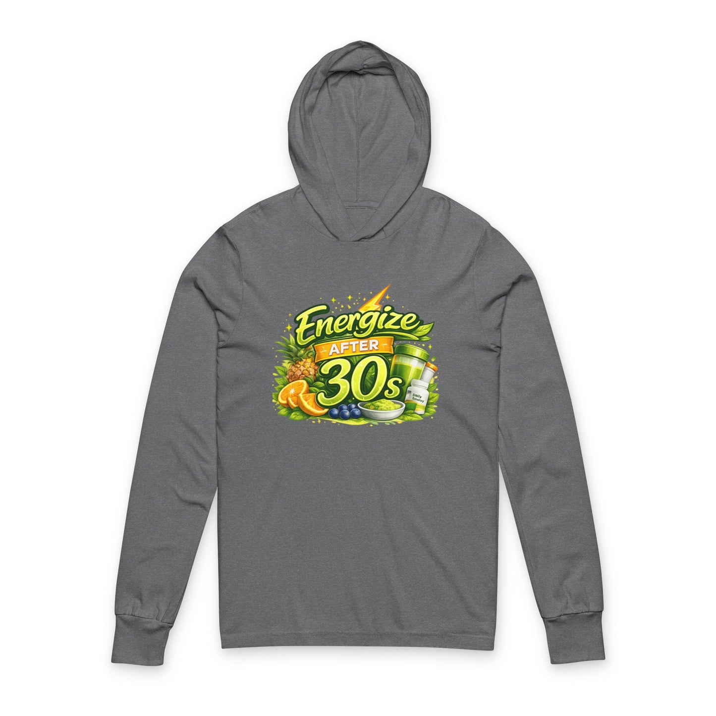 Energize After 30s Hooded Long Sleeve Tee