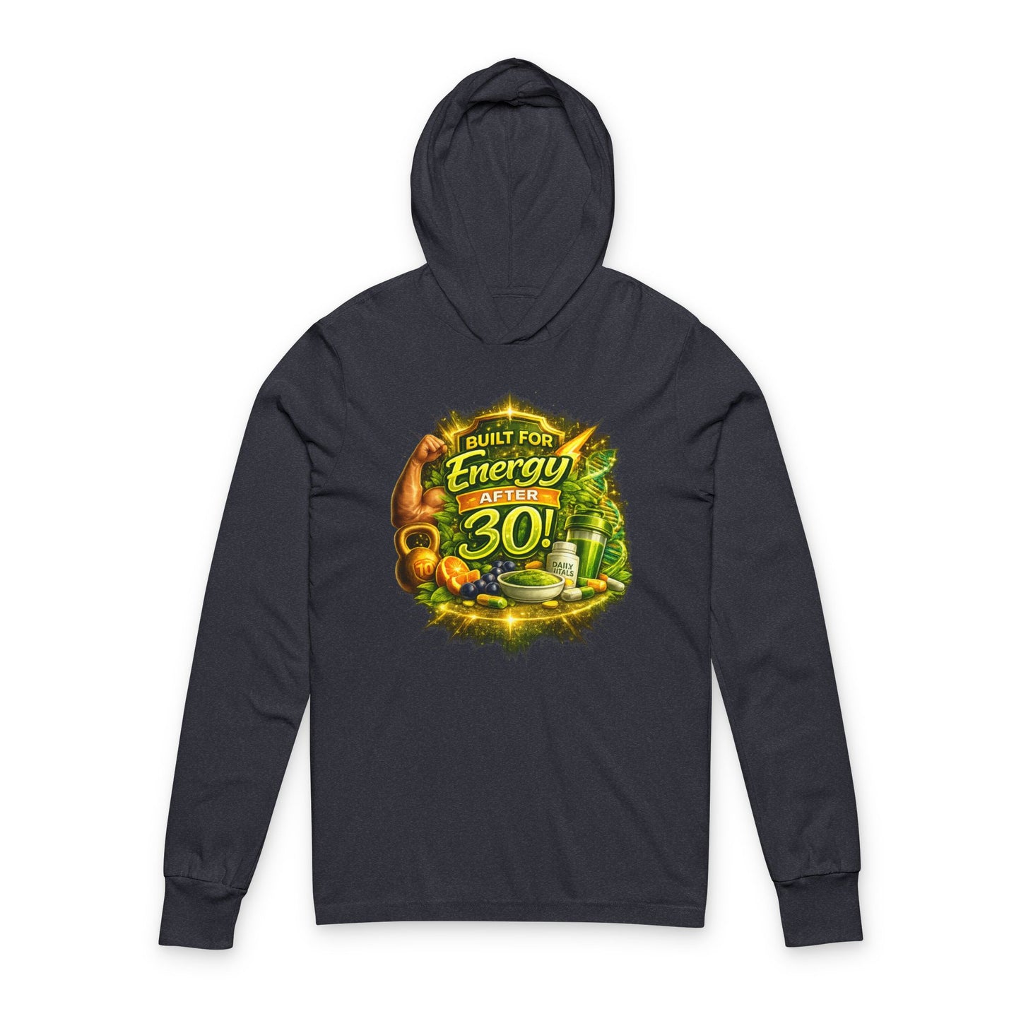 Cellular Energy Retro Graphic Hooded Tee