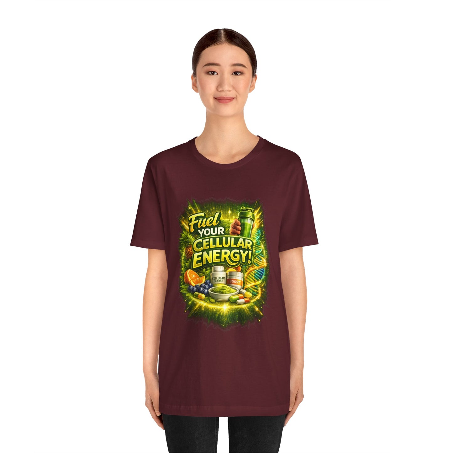 Fuel Your Cellular Energy Graphic T-Shirt