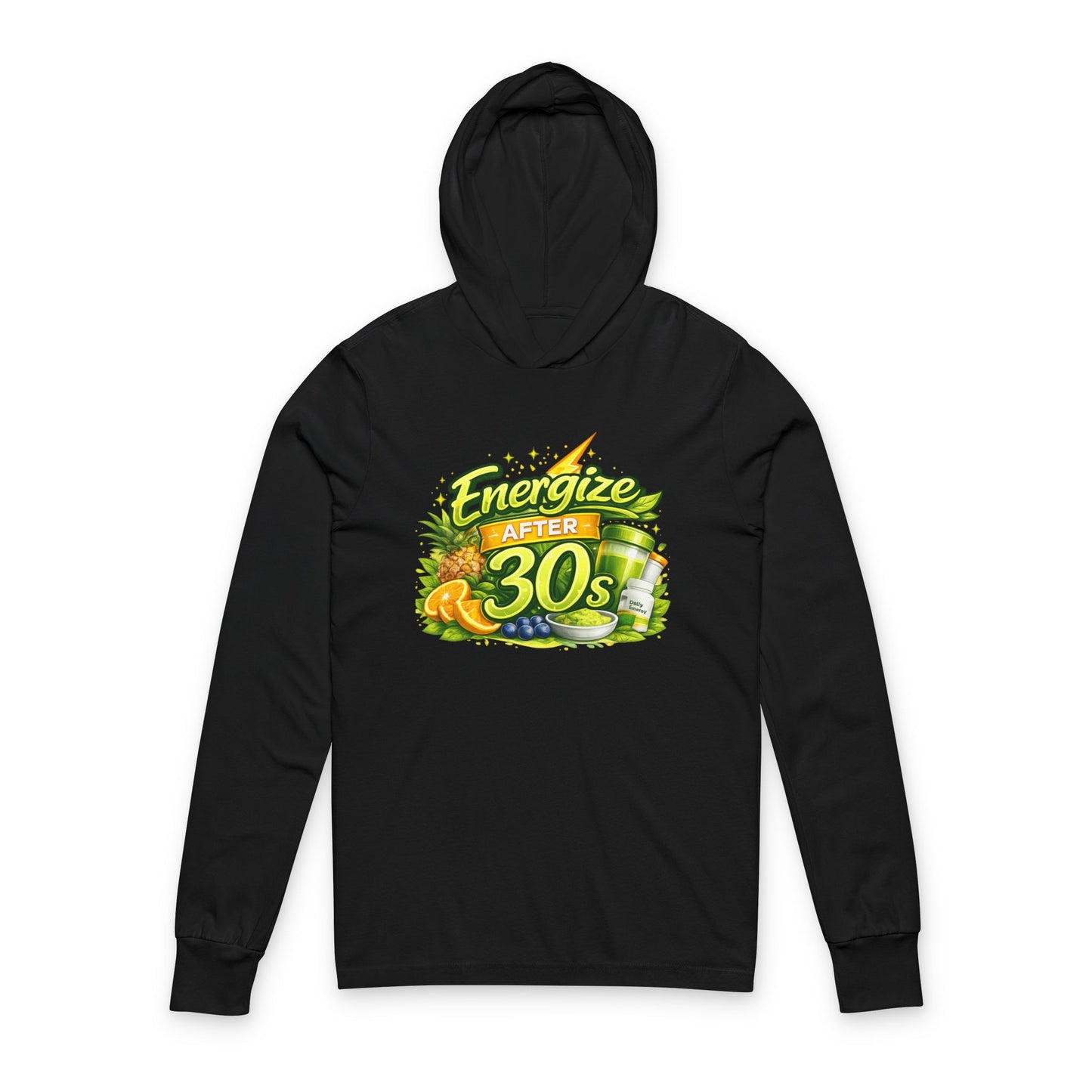 Energize After 30s Hooded Long Sleeve Tee