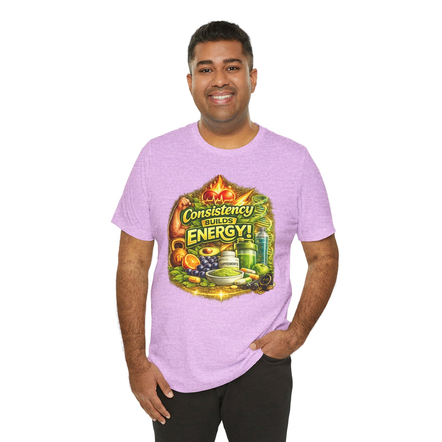 Consistency Builds Energy Graphic T‑Shirt