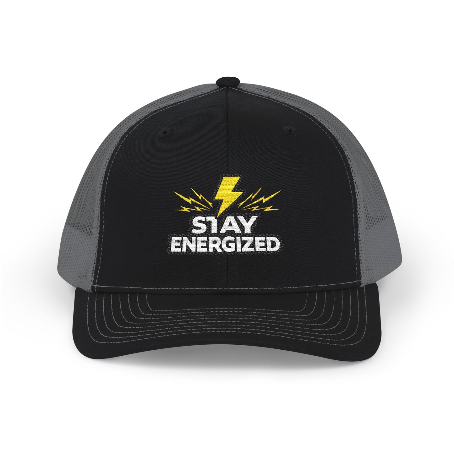 Stay Energized Embroidered Trucker Cap