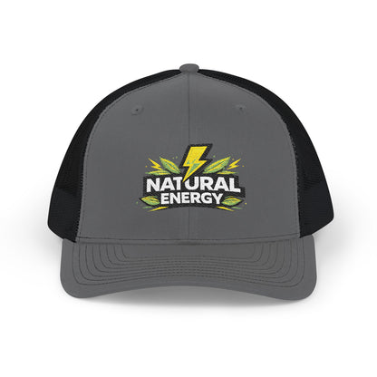 Natural Energy Embroidered Trucker Cap