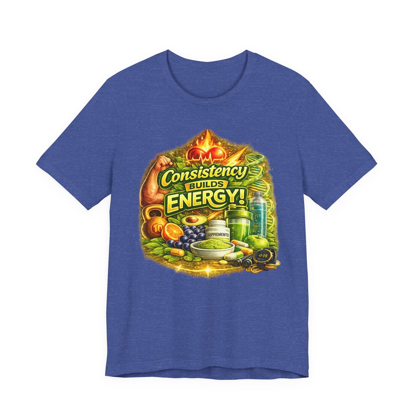 Consistency Builds Energy Graphic T‑Shirt