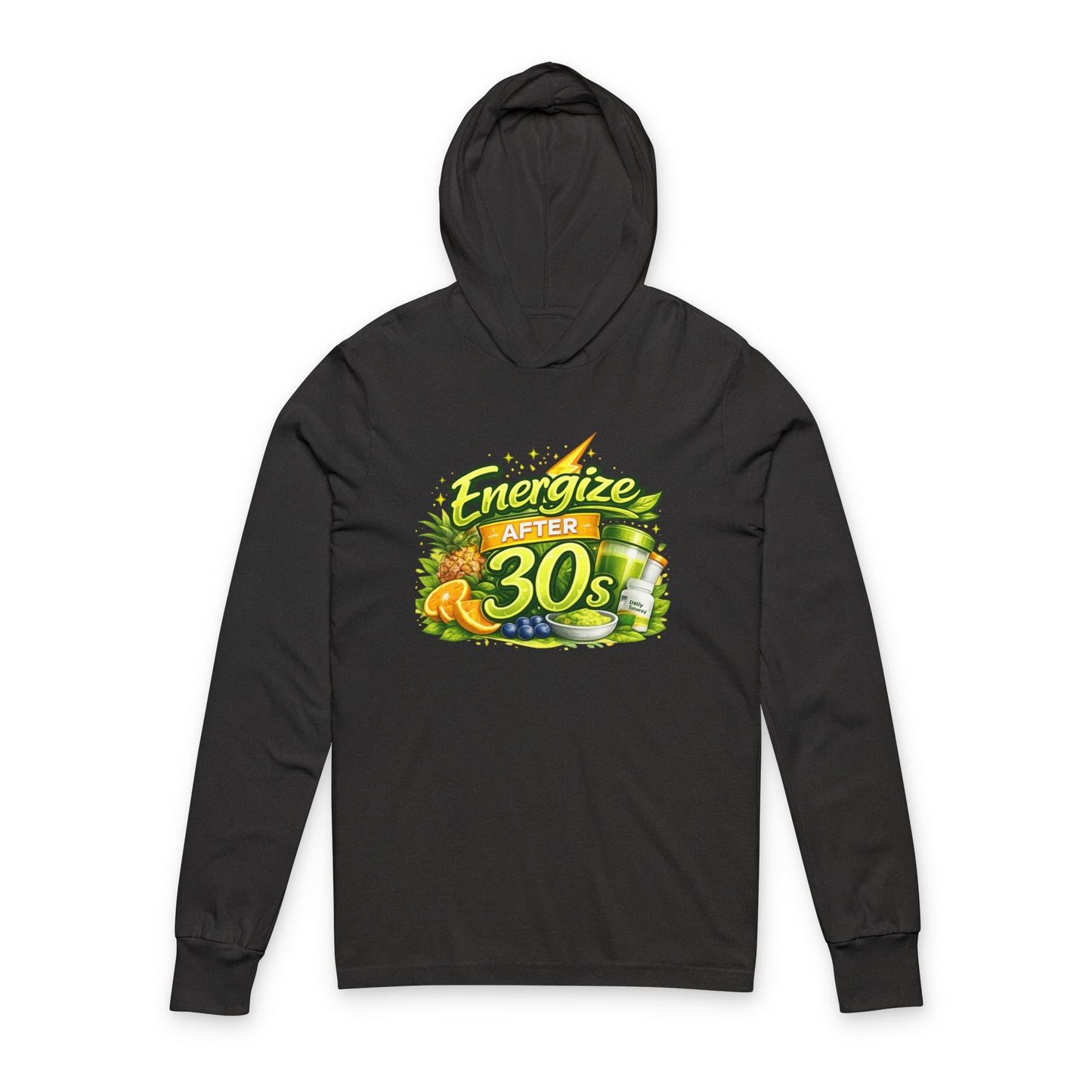Energize After 30s Hooded Long Sleeve Tee
