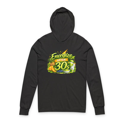 Energize After 30s Hooded Long Sleeve Tee
