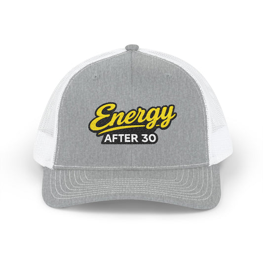Energy After 30 Snapback Trucker Cap