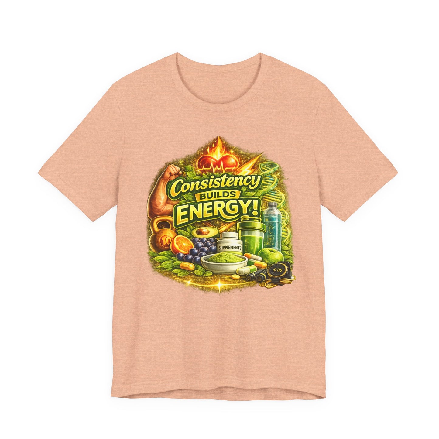 Consistency Builds Energy Graphic T‑Shirt