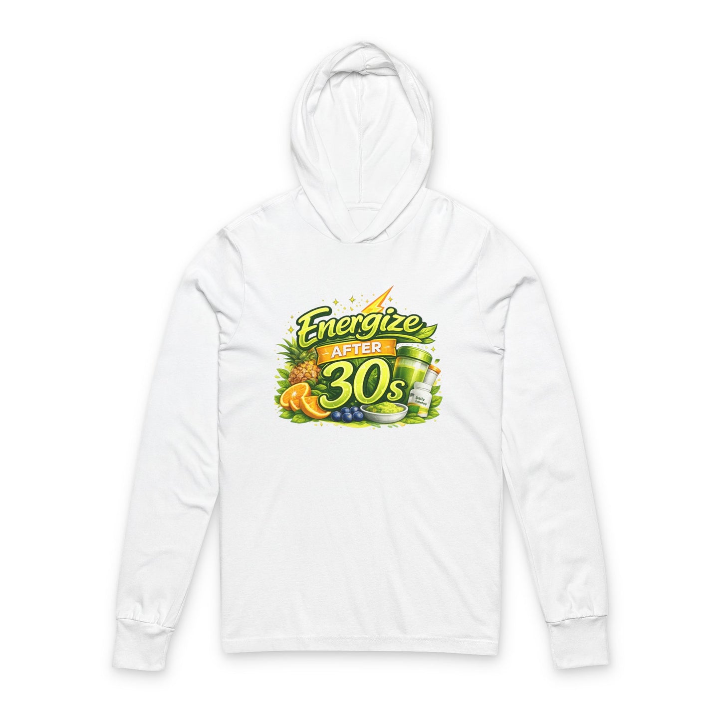 Energize After 30s Hooded Long Sleeve Tee