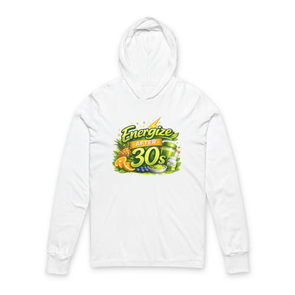 Energize After 30s Hooded Long Sleeve Tee