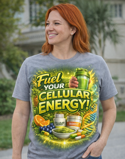 Fuel Your Cellular Energy Graphic T-Shirt