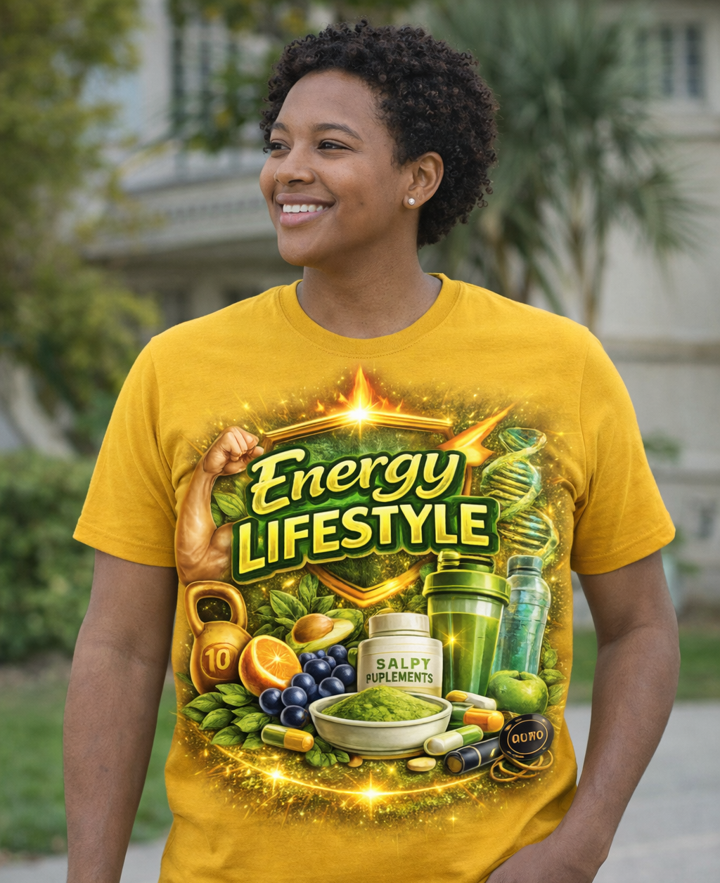 Energy Lifestyle Graphic T-Shirt