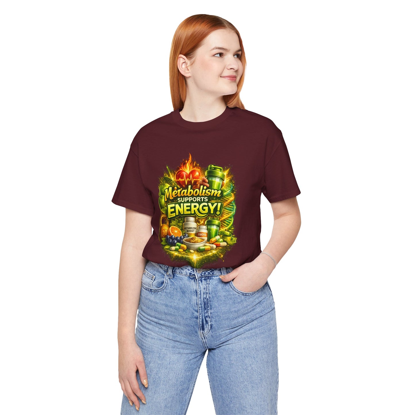 Metabolism Supports Energy! Graphic T-Shirt