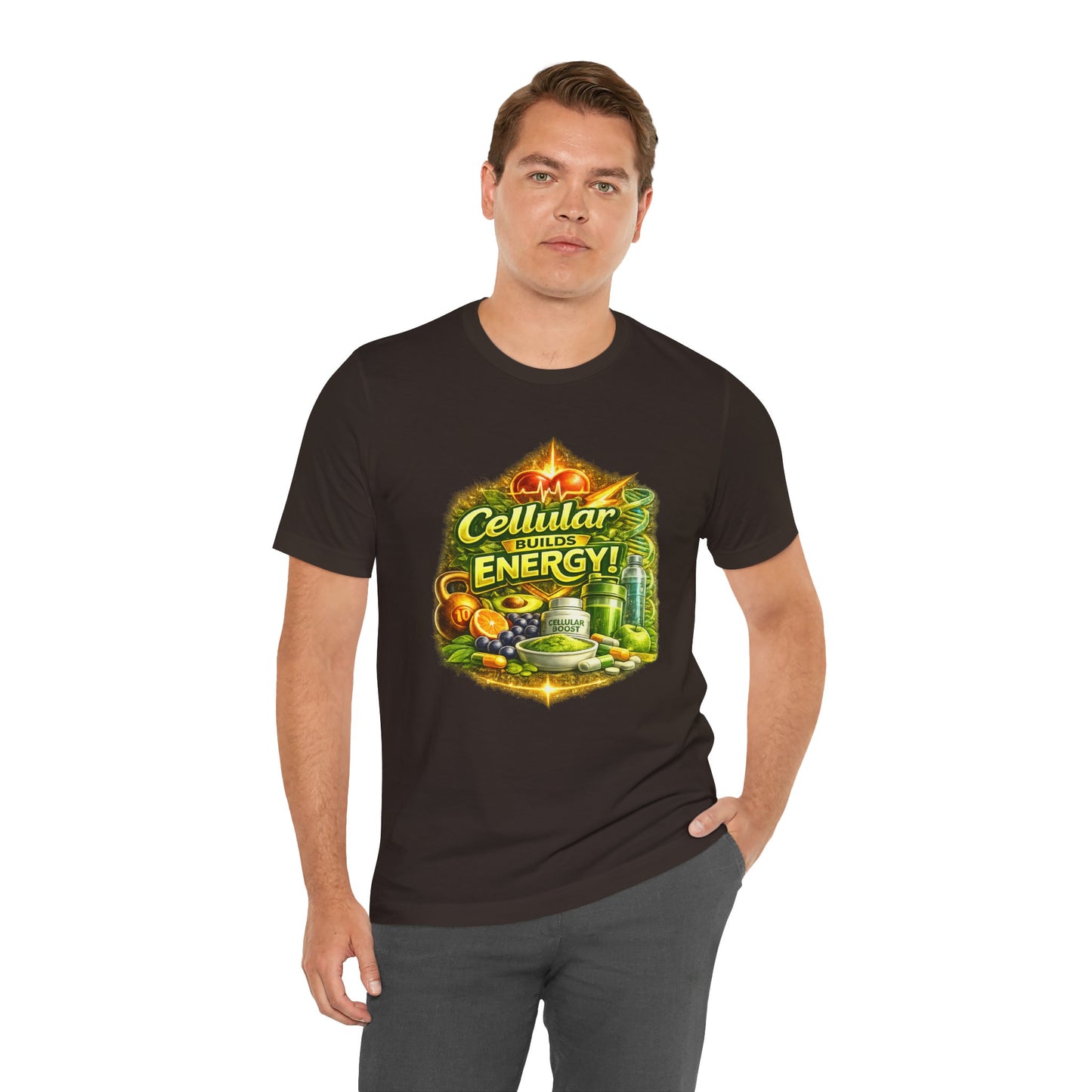 Cellular Builds Energy Graghic T‑Shirt