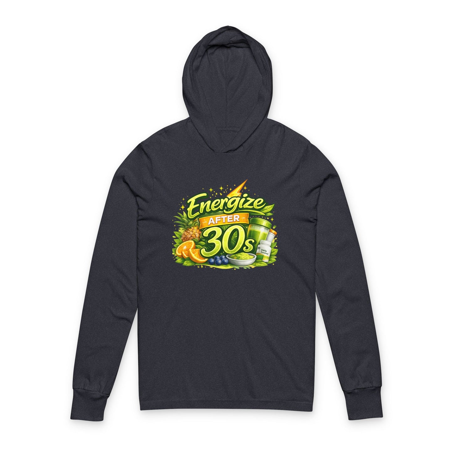 Energize After 30s Hooded Long Sleeve Tee