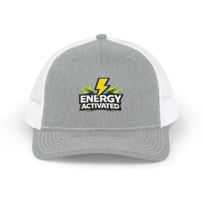 Energy Activated Snapback Trucker Cap – Embroidered Lightning Logo