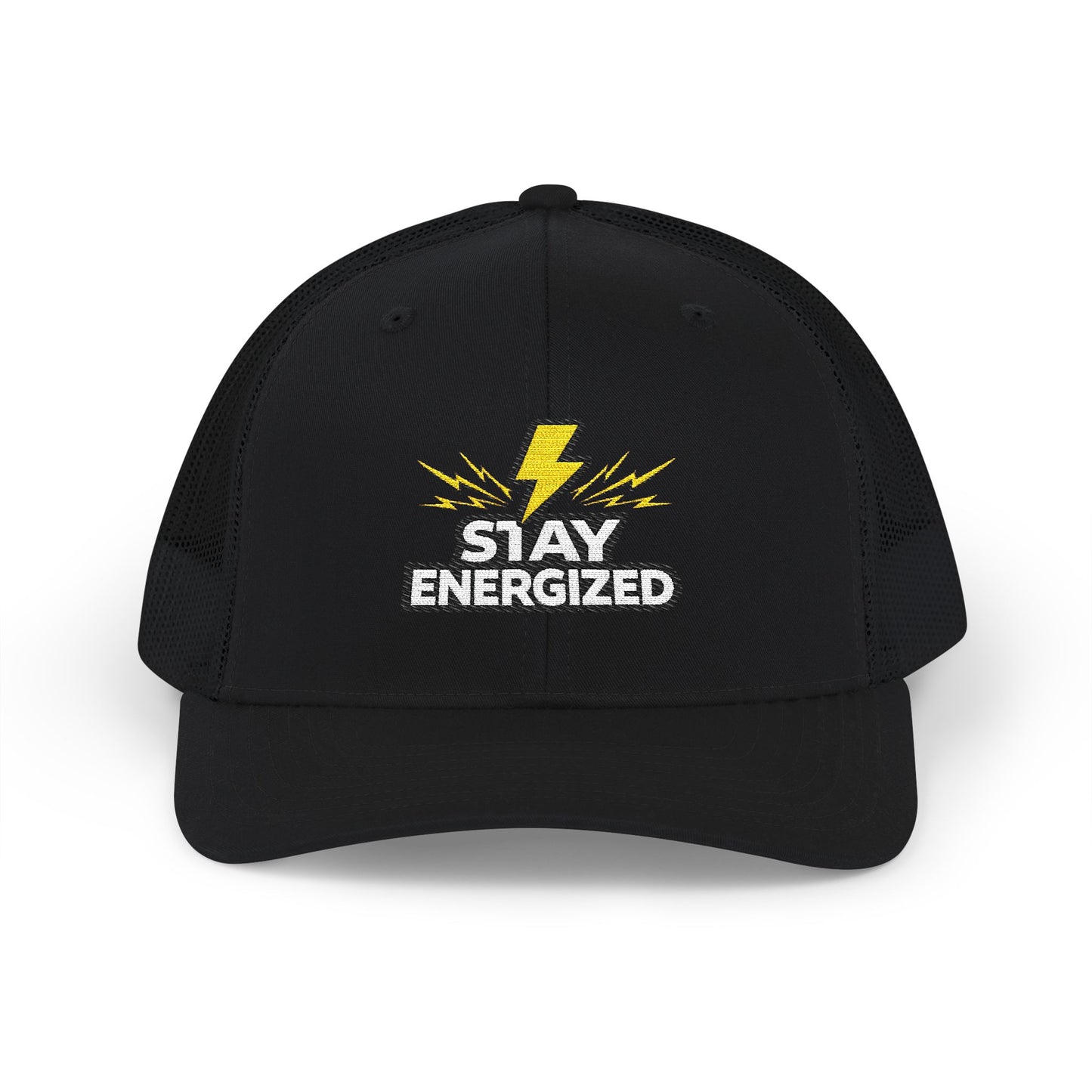 Stay Energized Embroidered Trucker Cap