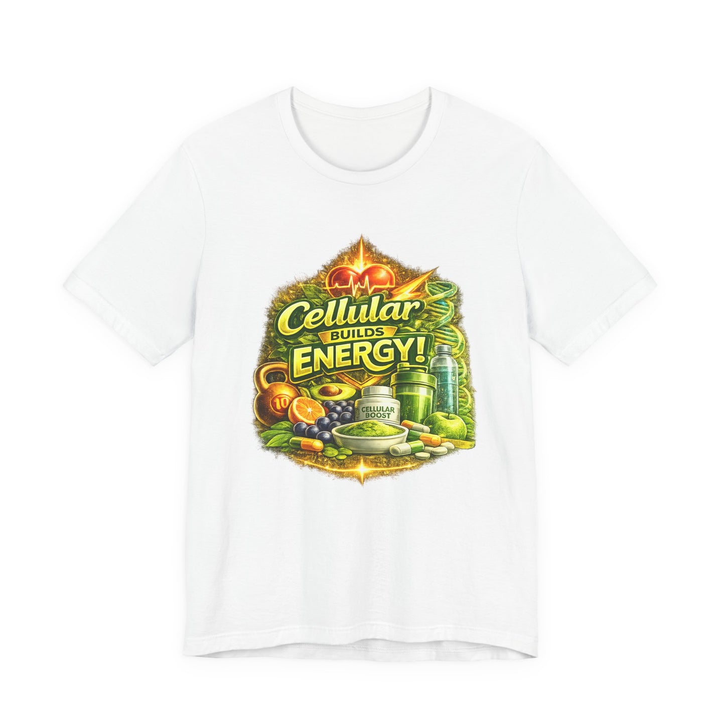 Cellular Builds Energy Graghic T‑Shirt