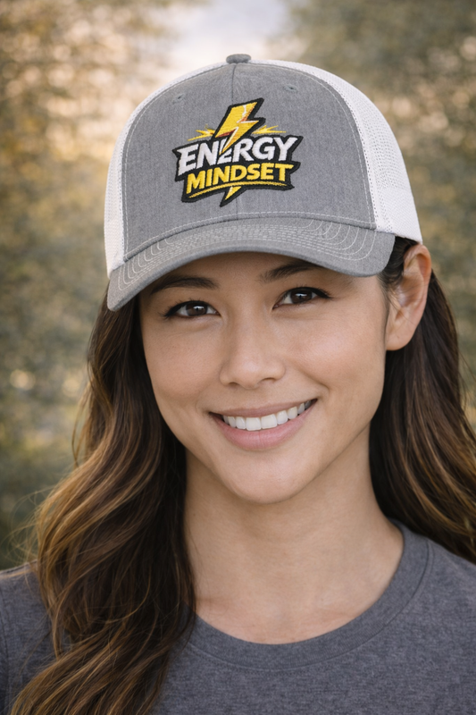 Energy Mindset Embroidered Trucker Cap