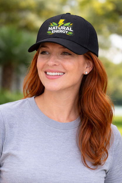 Natural Energy Embroidered Trucker Cap