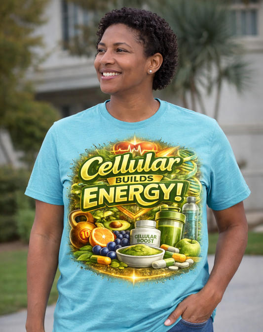 Cellular Builds Energy Graghic T‑Shirt